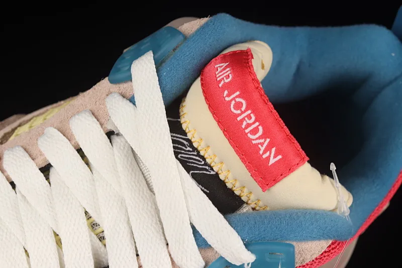 All categories Air Jordan Jordan series basketball shoes Air Jordan 4 foreign trade version Union La x Air Jordan 4 Retro AJ4 Joe 4 Union Pink Blue Knight DC9533-800